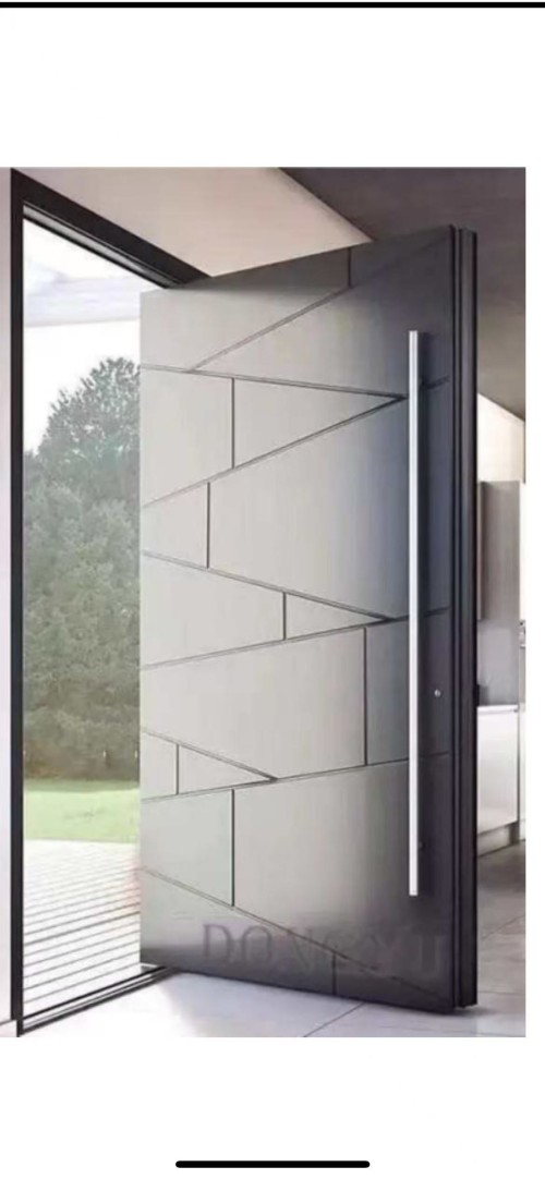 Stainless steel entrance door